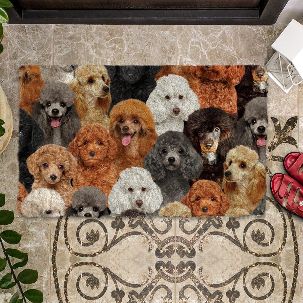 A Bunch Of Poodles Doormat – Saleoff 081021