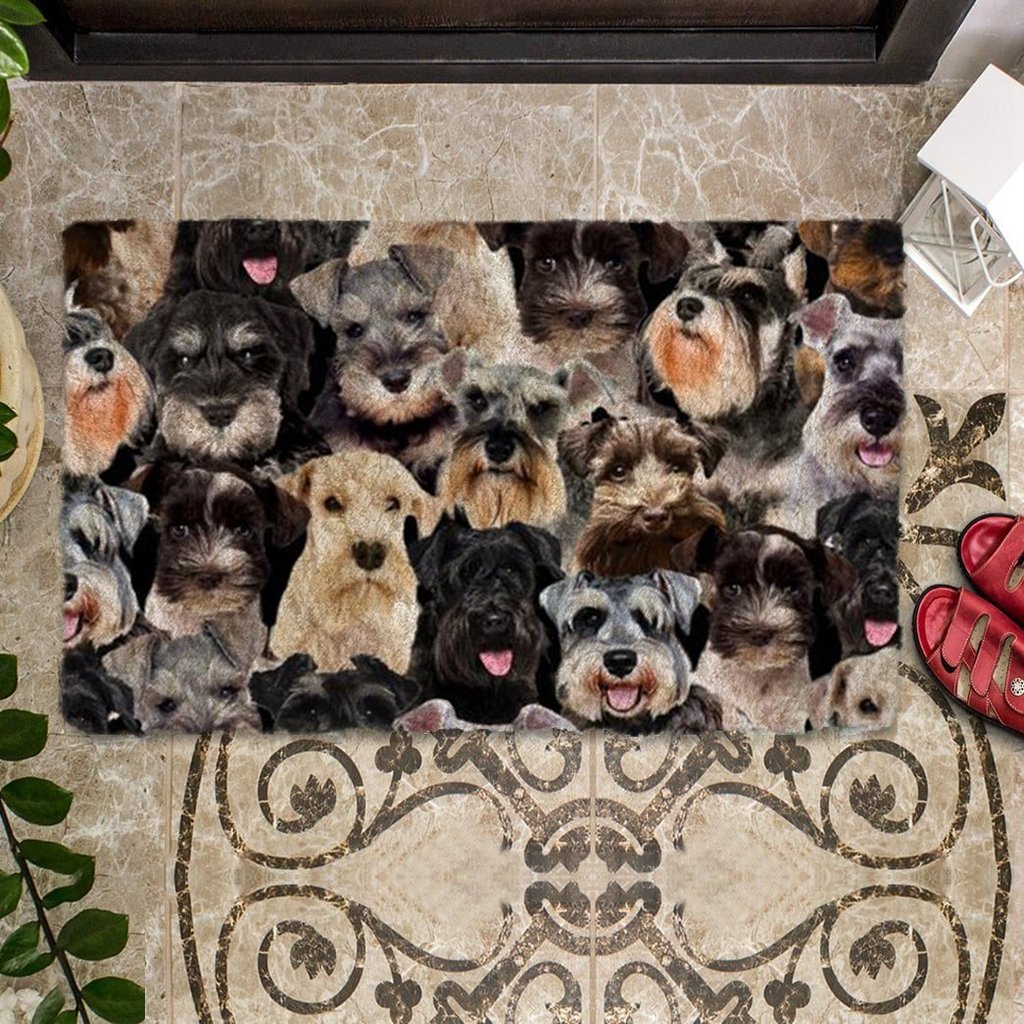 A Bunch Of Schnauzers Doormat – Saleoff 081021