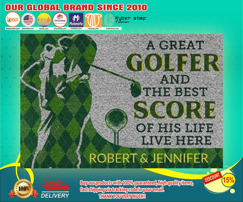 A great golfer and the best score of his life live here doormat 3