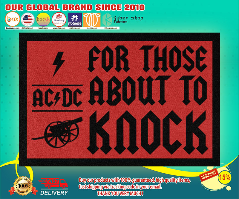 ACDC for those about to knock doormat 4