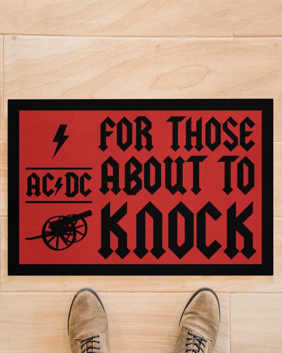ACDC for those about to knock doormat 7