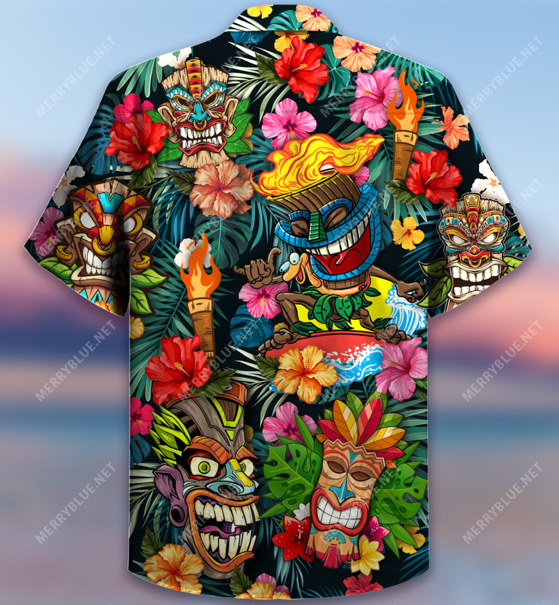 Aloha tiki tiki awesome unisex hawaiian shirt