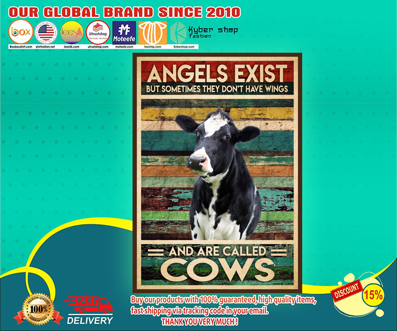 Angels exist but sometimes they don't have wings and are called cows poster 3