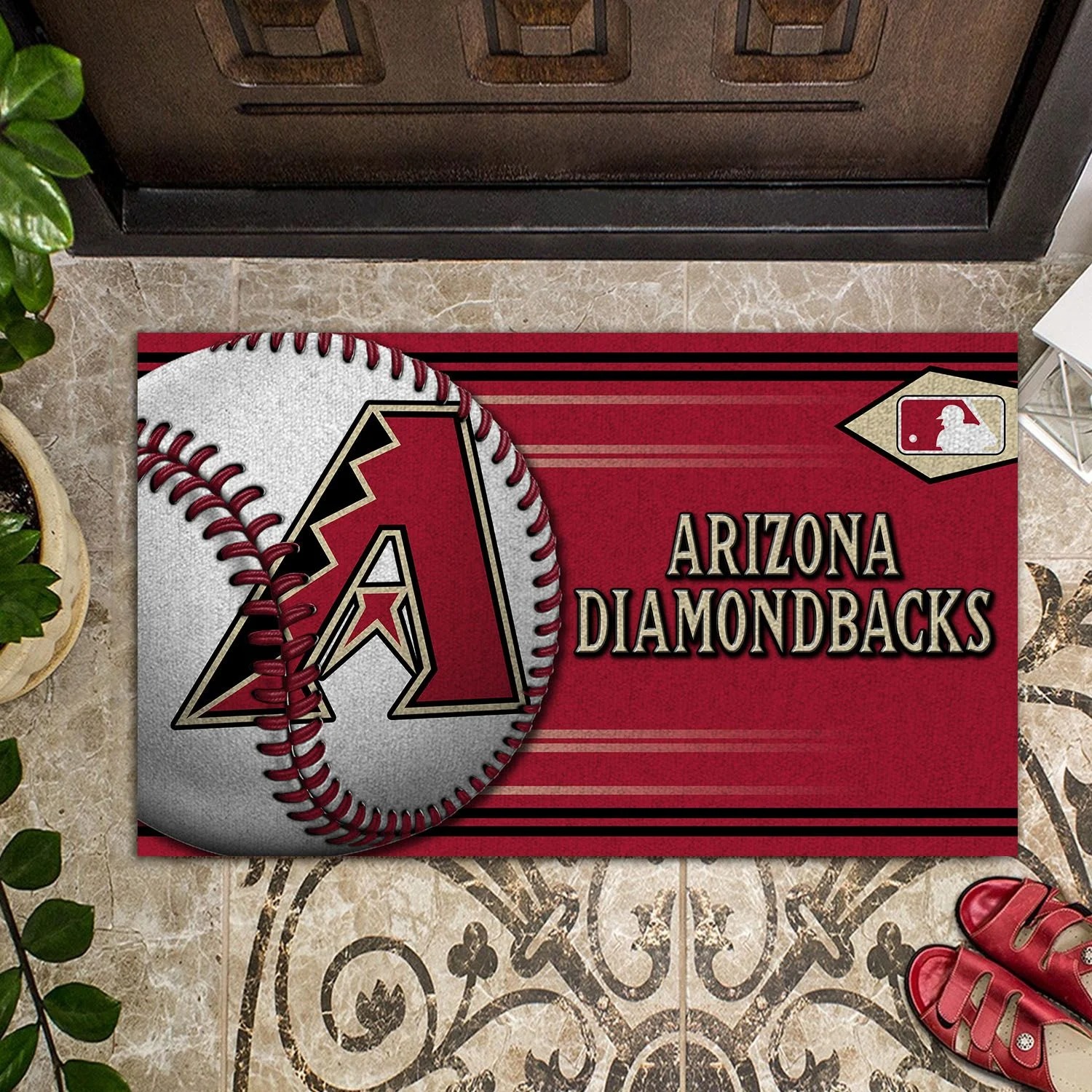 Arizona Diamondbacks Baseball Doormat