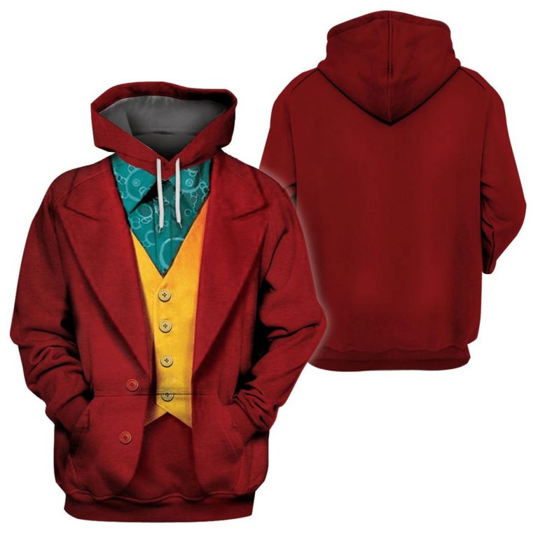 Arthur Fleck Joker Halloween 3D Hoodie, Sweatshirt