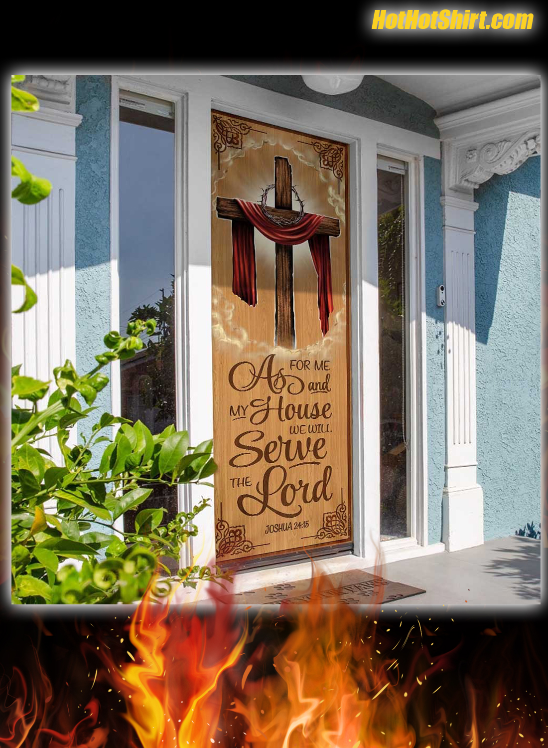 As For Me And My House We Will Serve The Lord Door Cover 2