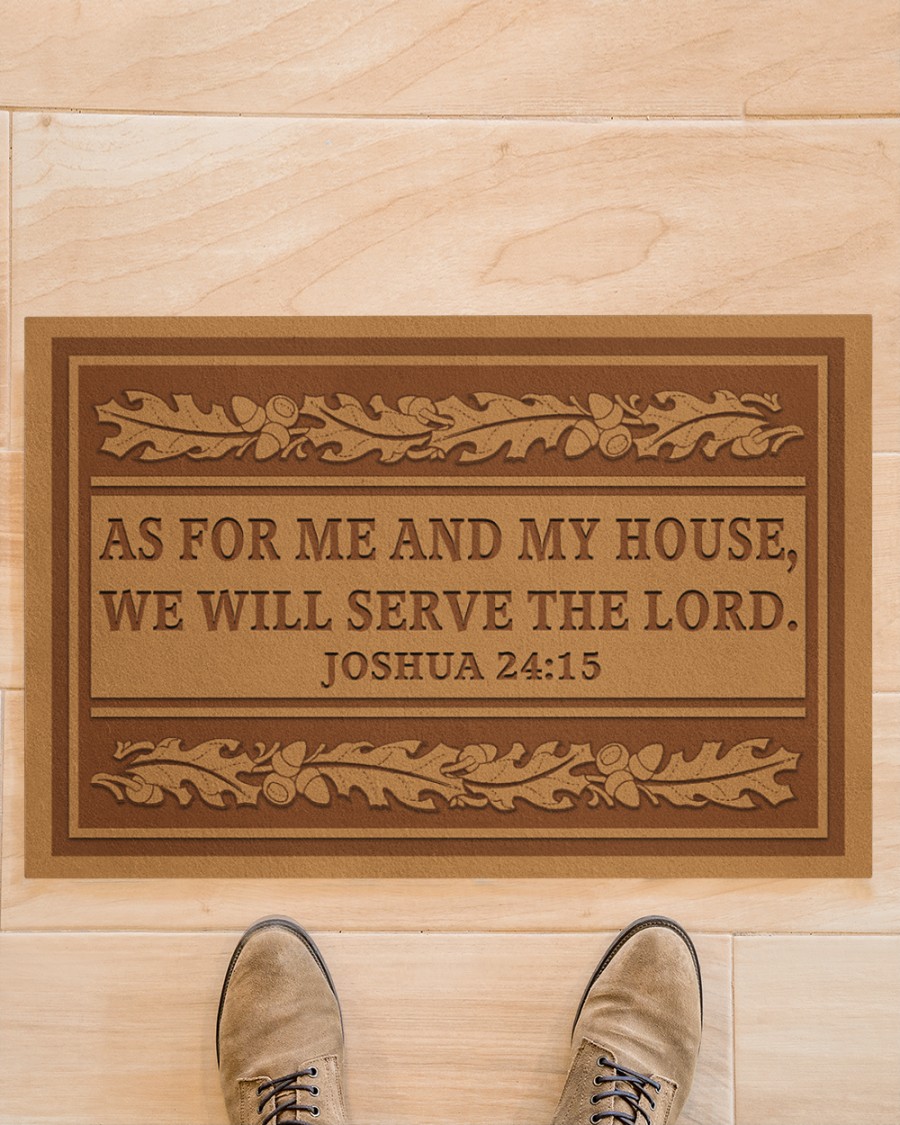 As for me and my house we will serve the lord doormat 3