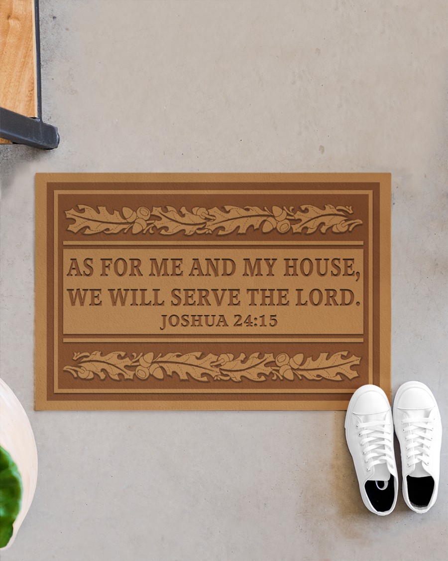 As for me and my house we will serve the lord doormat 4