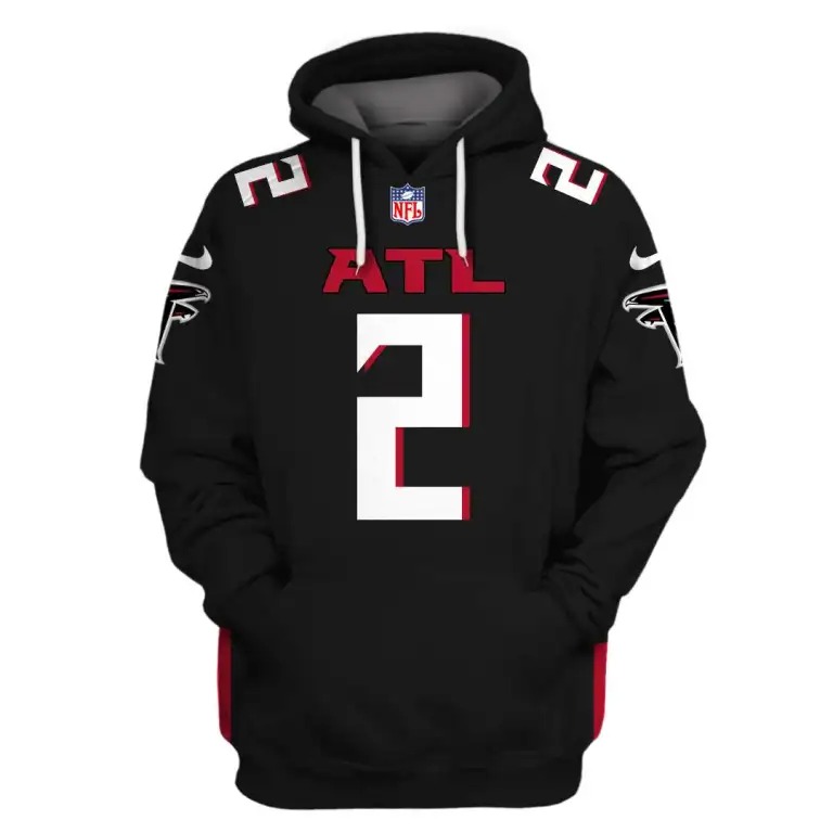Atlanta Falcons 2 Ryan 3D Shirt Hoodie