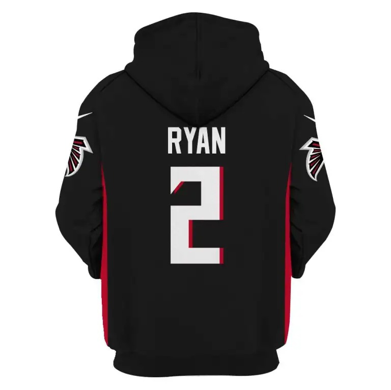 Atlanta Falcons 2 Ryan 3D Shirt Hoodie1