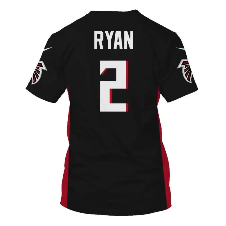 Atlanta Falcons 2 Ryan 3D Shirt Hoodie3