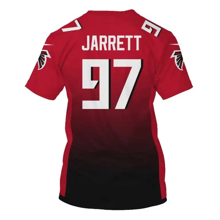 Atlanta Falcons 97 Jarrett 3D Shirt hoodie3