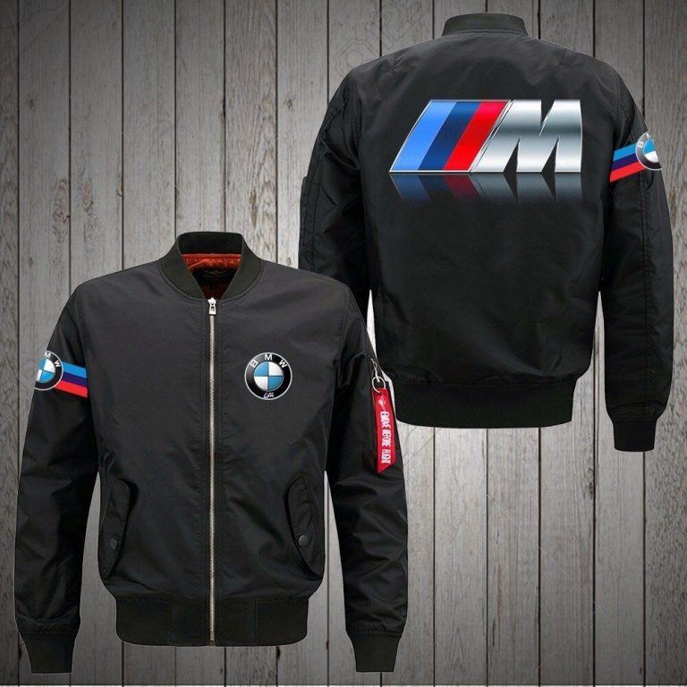 BMV bomber jacket and fleece hoodie