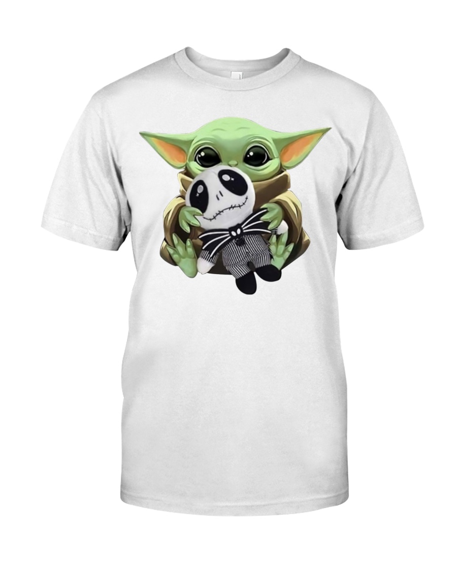 Baby Yoda and Jack Skellington shirt 6