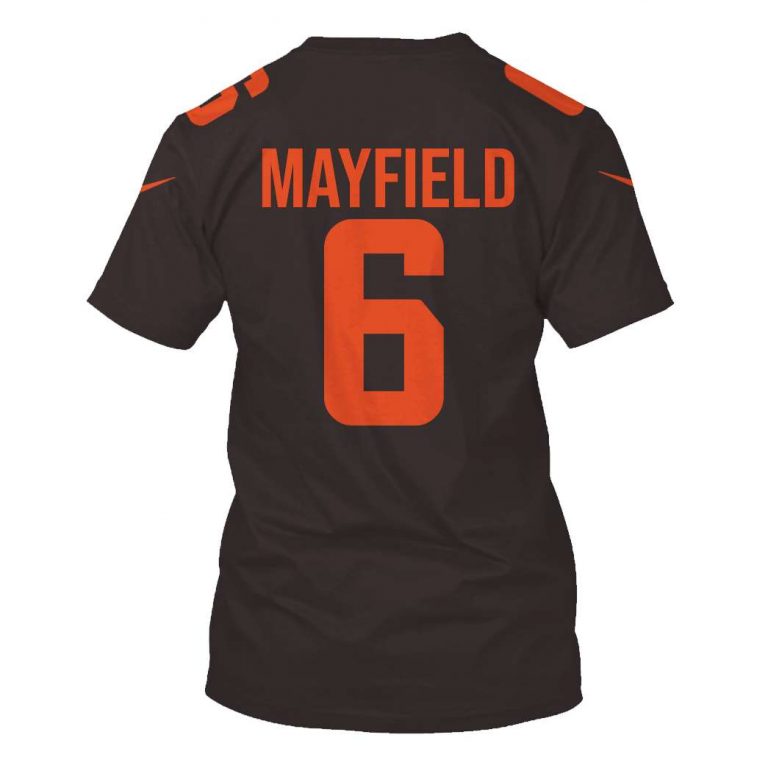 Baker Mayfield 6 3d over printed shirt, hoodie 5