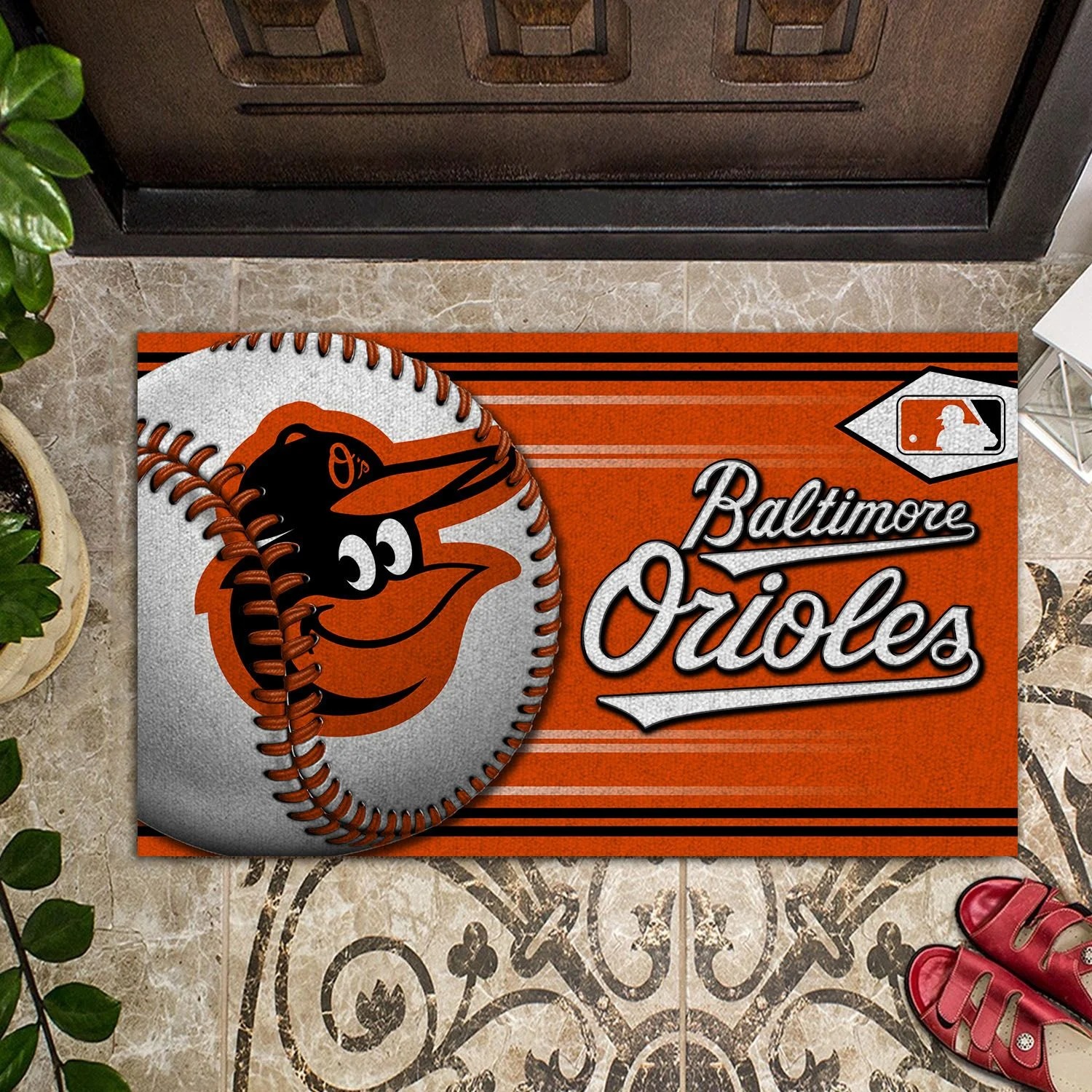 Baltimore Orioles Baseball Doormat – BBS