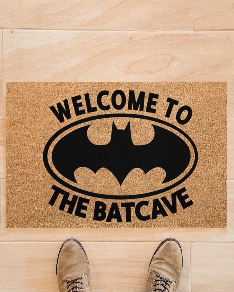 Bat man Welcome to the batcave doormat 7