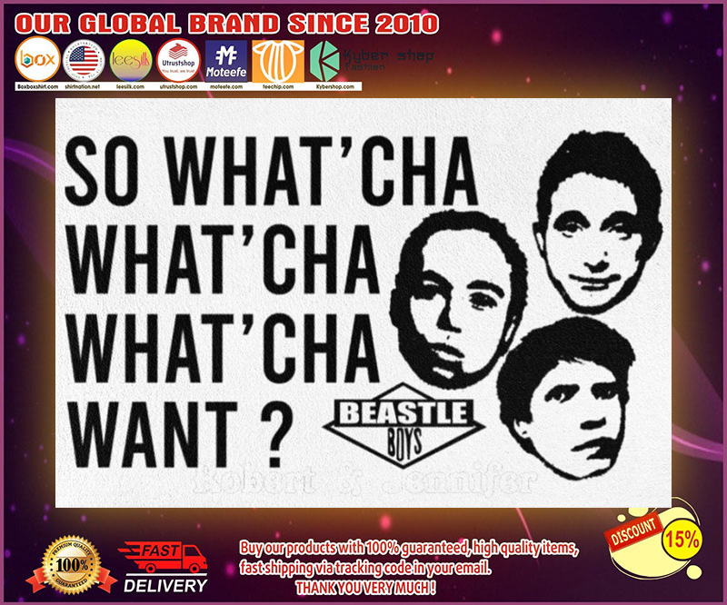Beastie Boys So what'cha what'cha doormat 1