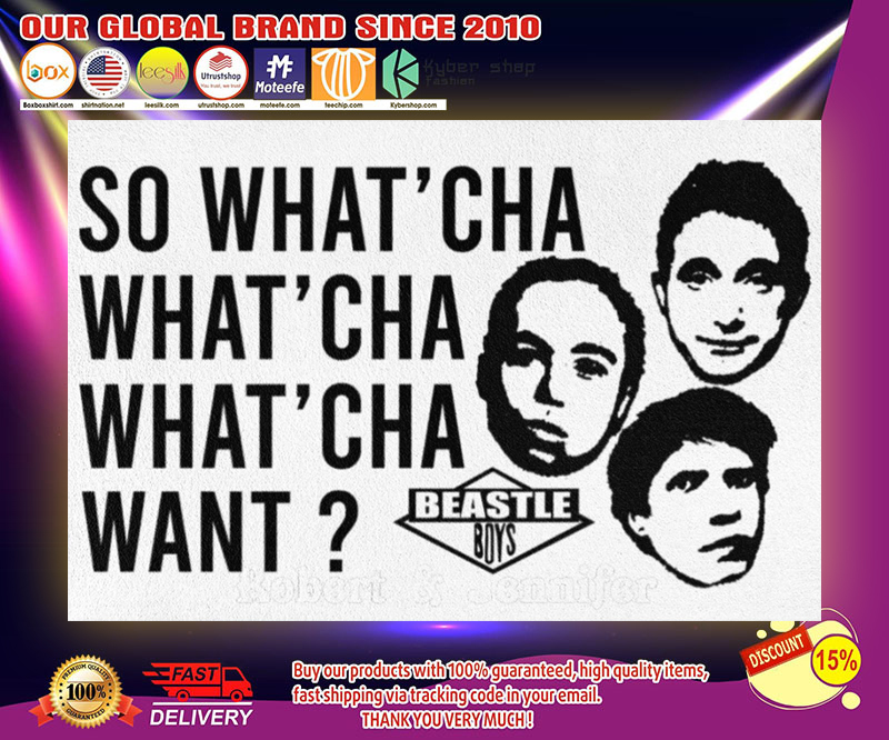 Beastie Boys So what'cha what'cha doormat 2
