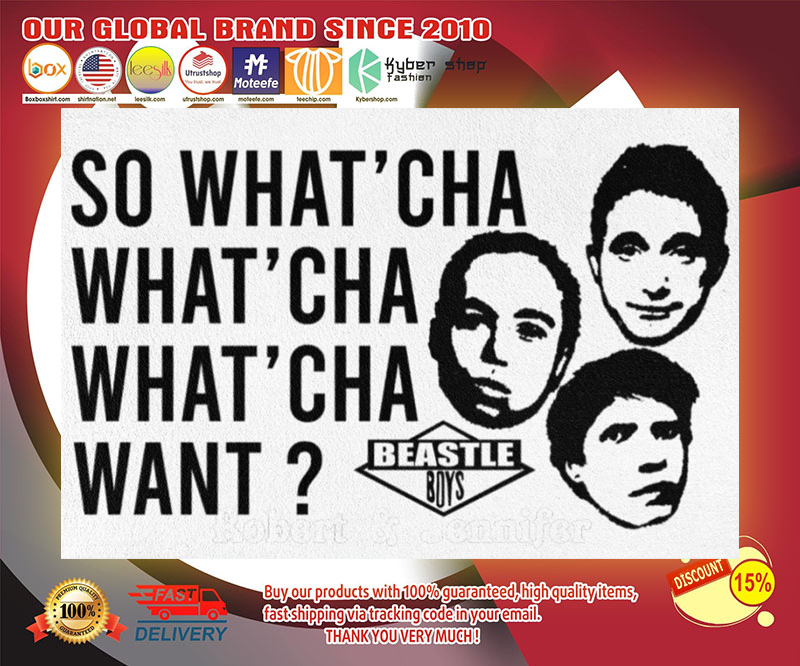Beastie Boys So what'cha what'cha doormat 3