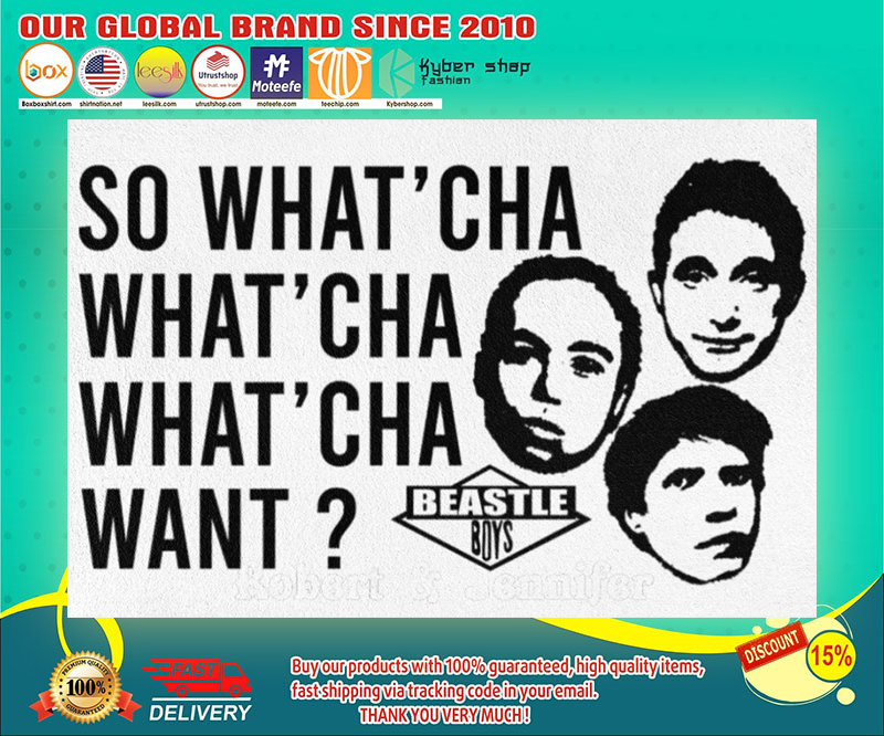 Beastie Boys So what'cha what'cha doormat 4