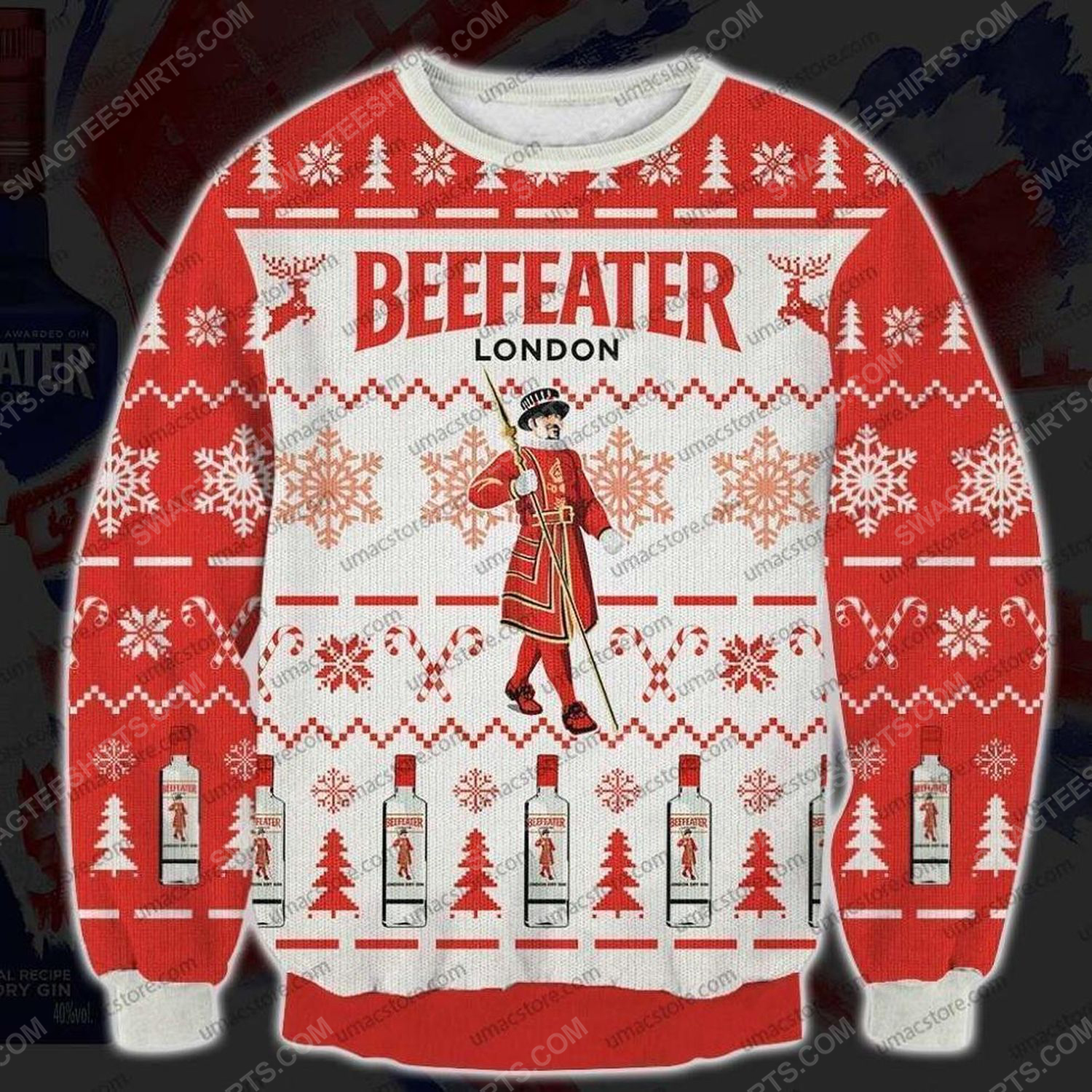 [special edition] Beefeater london dry gin ugly christmas sweater – maria