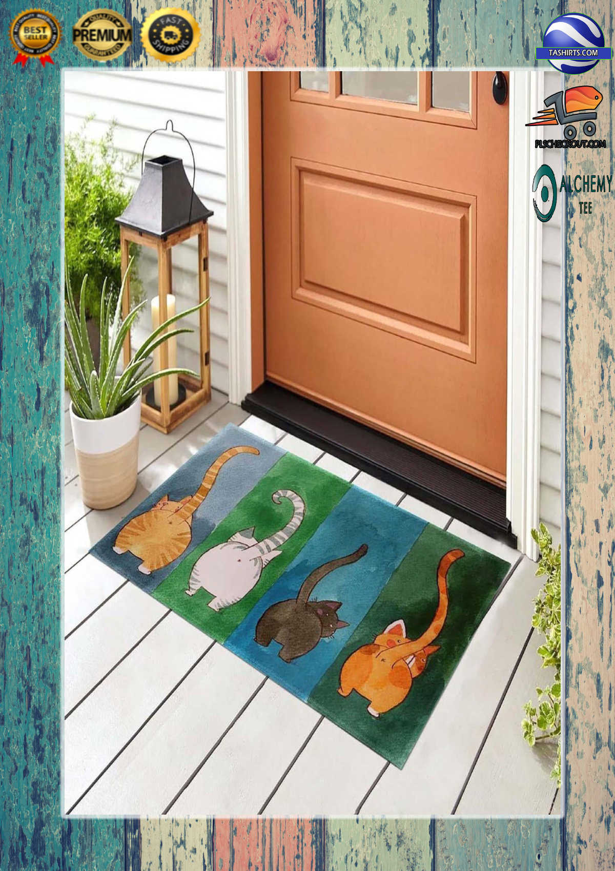 Big Ass Cats Welcome Doormat 1