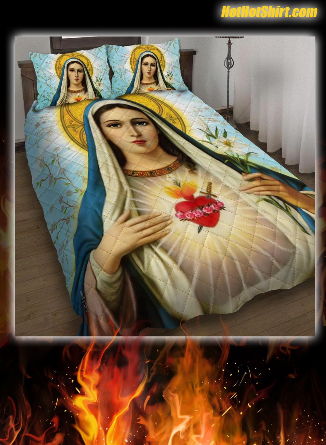 Blessed Virgin Mary Bedding Set 1