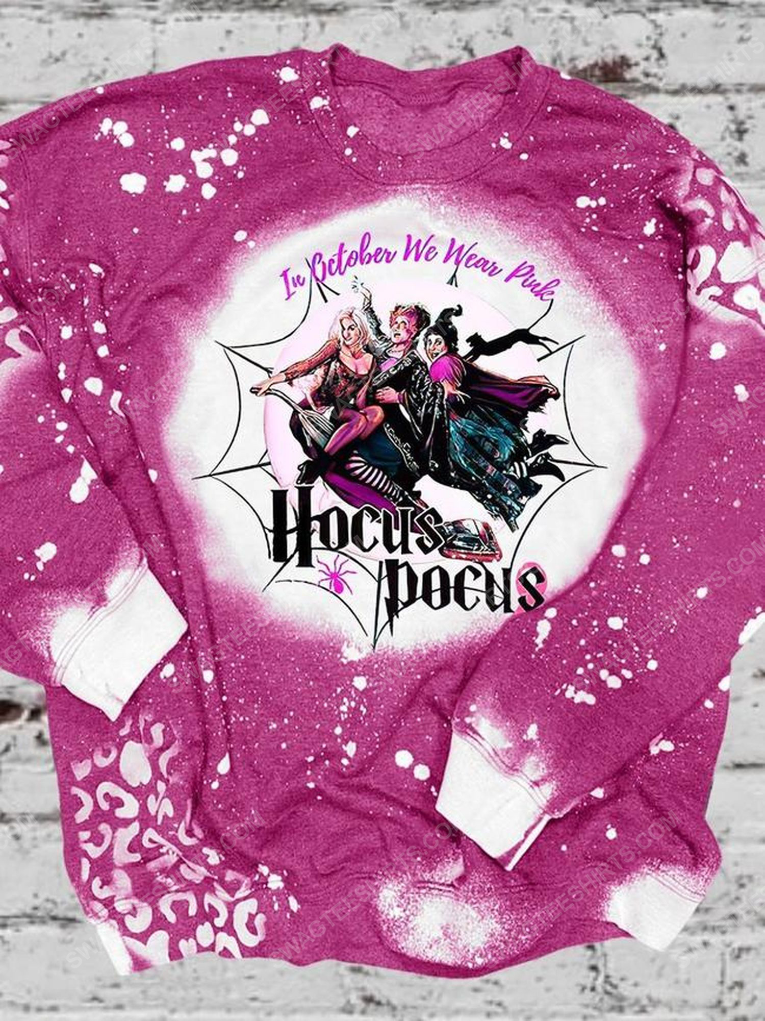 [special edition] Breast cancer in october we wear pink hocus pocus full print shirt – maria (cancer)