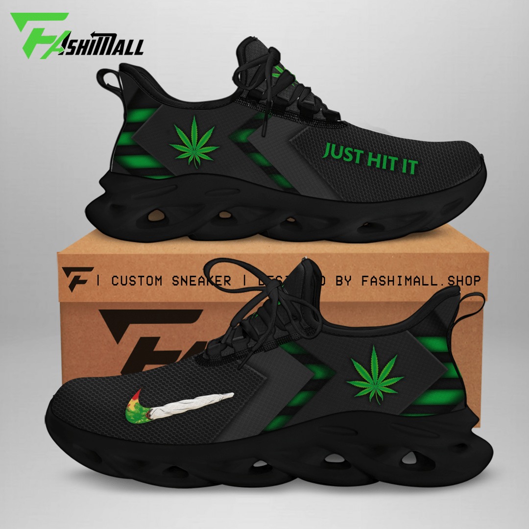 Cannabis Just hit it Nike Clunky max soul shoes – LIMITED EDITION