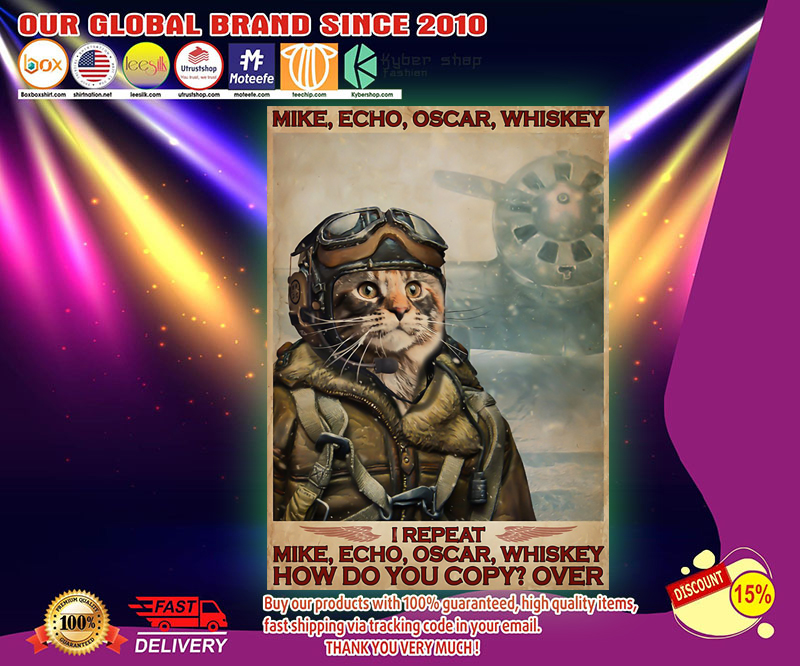 Cat I repeat mike echo oscar whiskey how do you copy over poster 2