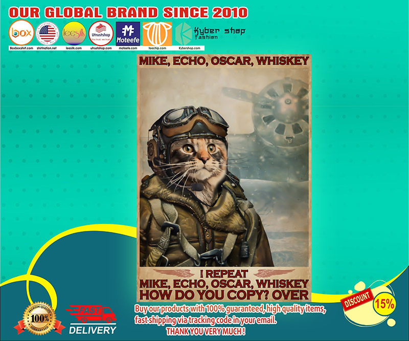 Cat I repeat mike echo oscar whiskey how do you copy over poster 3