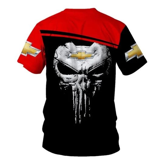 Chevy Skull Find new roads custom personalized 3d shirt, hoodie 5