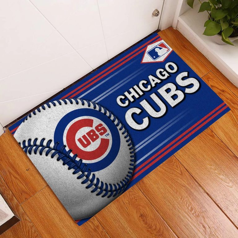 Chicago Cubs Baseball Doormat2