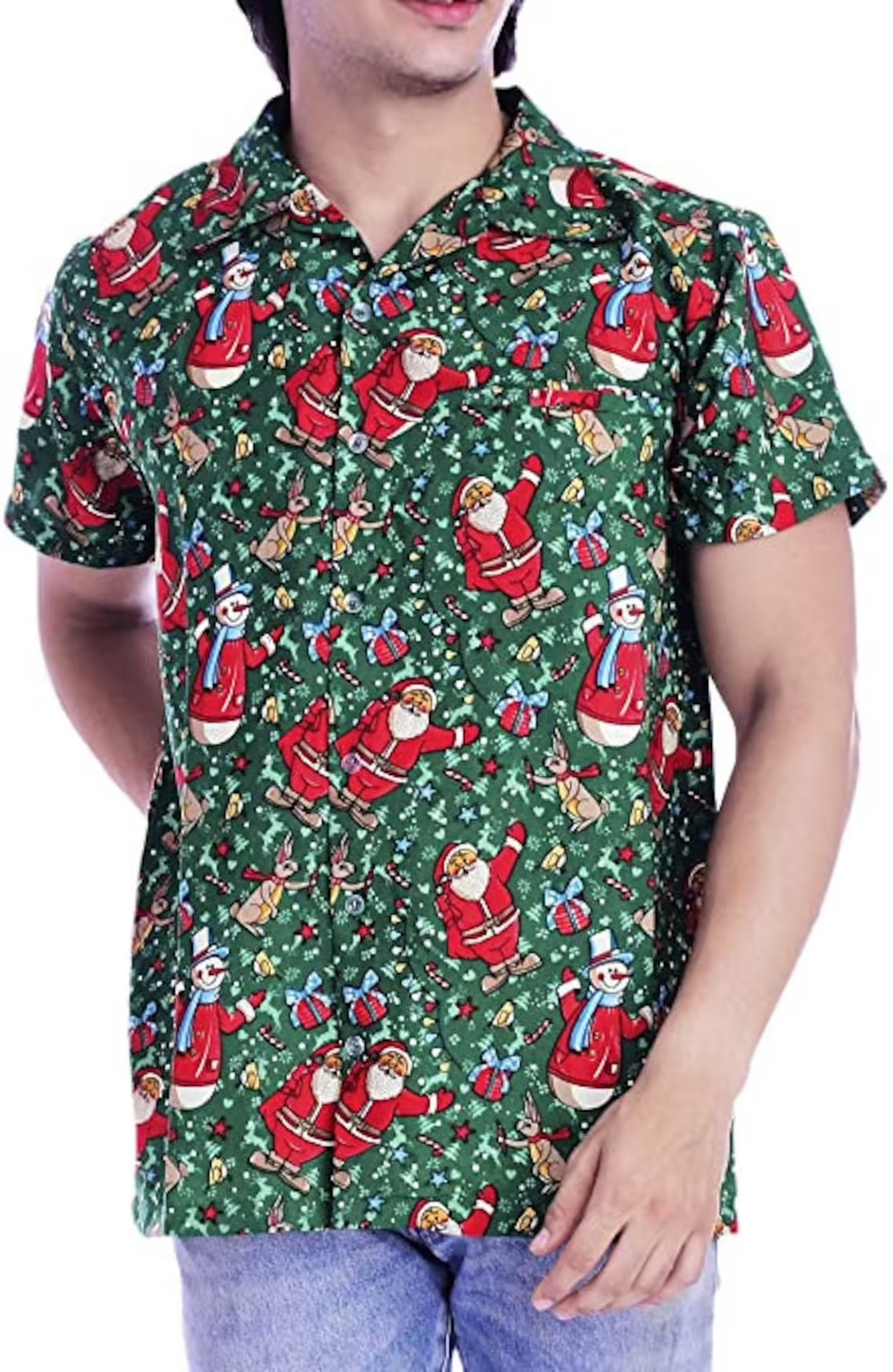 Christmas Party Holiday Santa Claus Hawaiian Shirt – Saleoff 111021