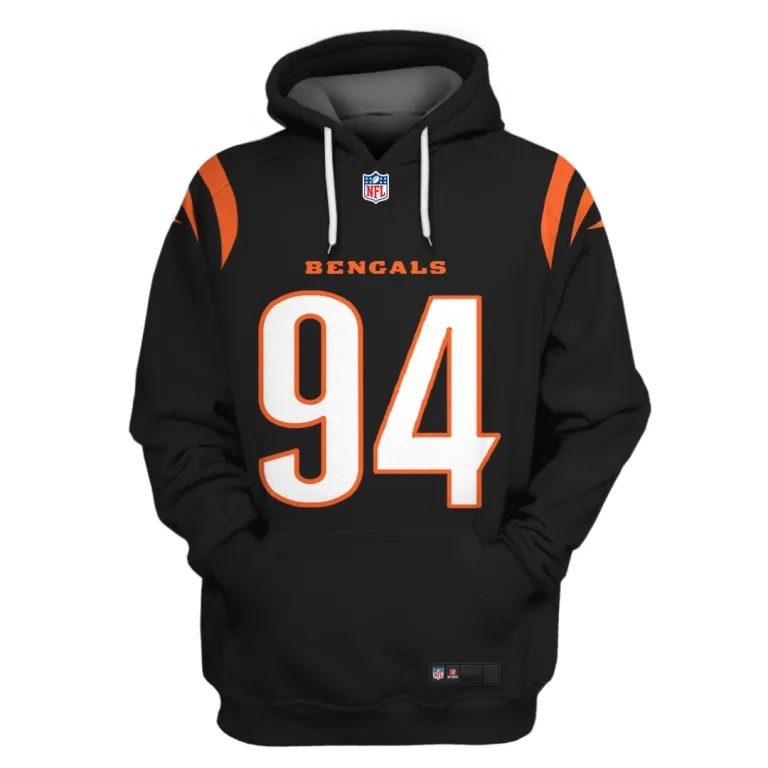 Cincinnati Bengals 94 Hubbard 3D Shirt hoodie – BBS