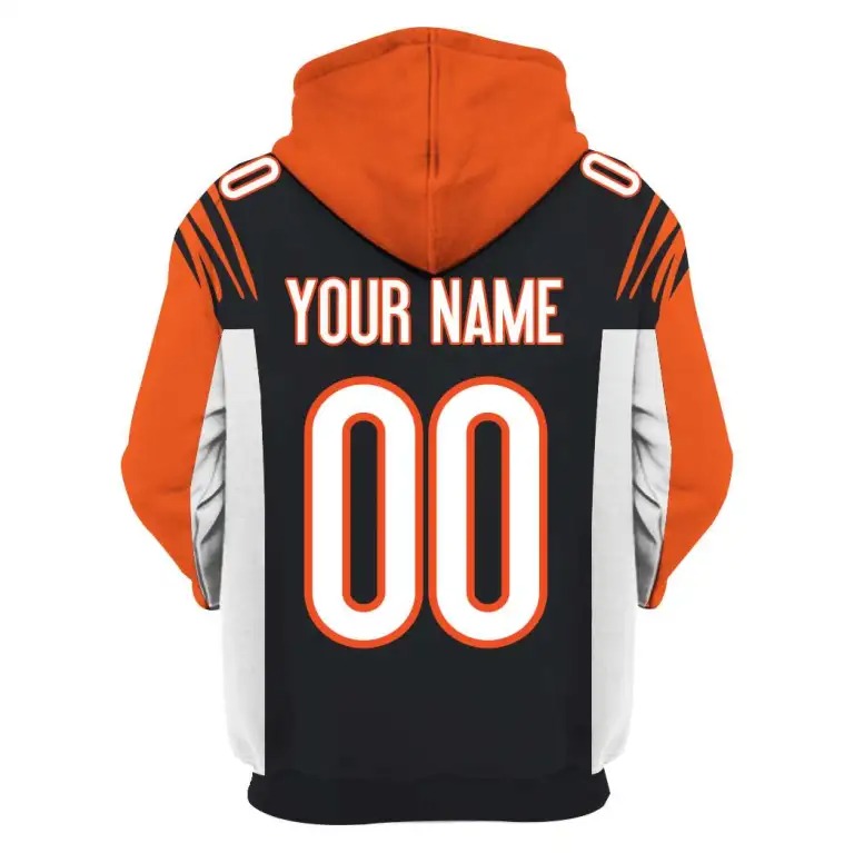 Cincinnati Bengals Custom Your Name And Number 3D Shirt hoodie1