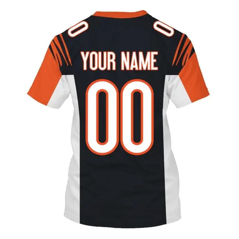 Cincinnati Bengals Custom Your Name And Number 3D Shirt hoodie3