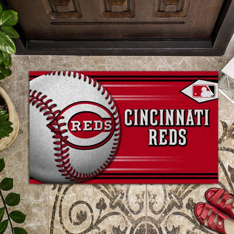 Cincinnati Reds Baseball Doormat