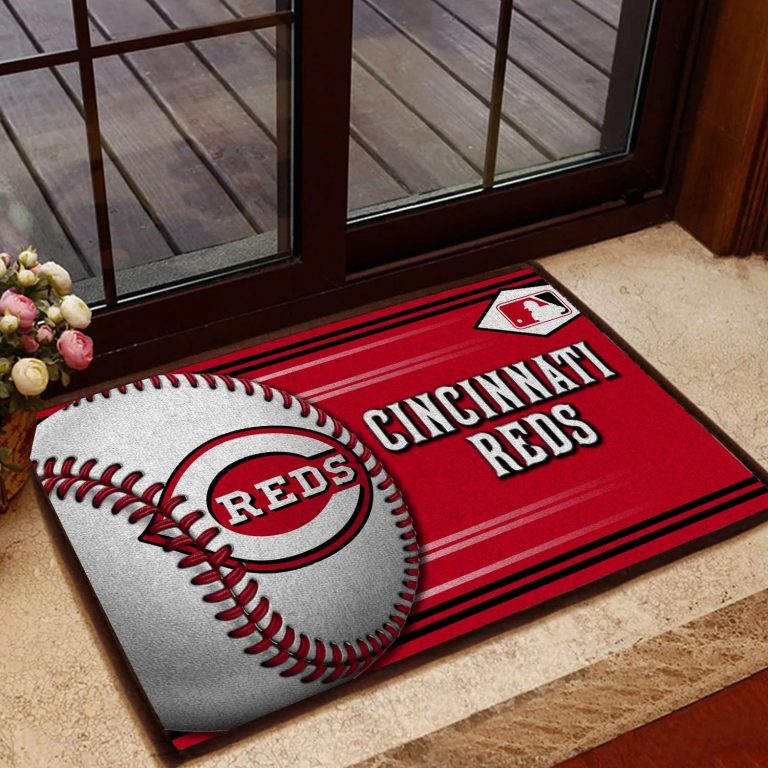 Cincinnati Reds Baseball Doormat1