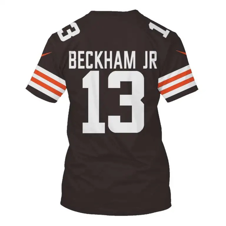 Cleveland Browns 13 Beckham Jr 3D Shirt hoodie3