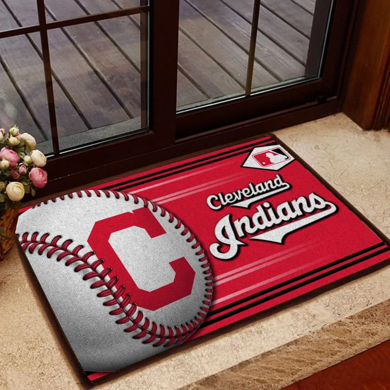 Cleveland Indians Baseball Doormat1