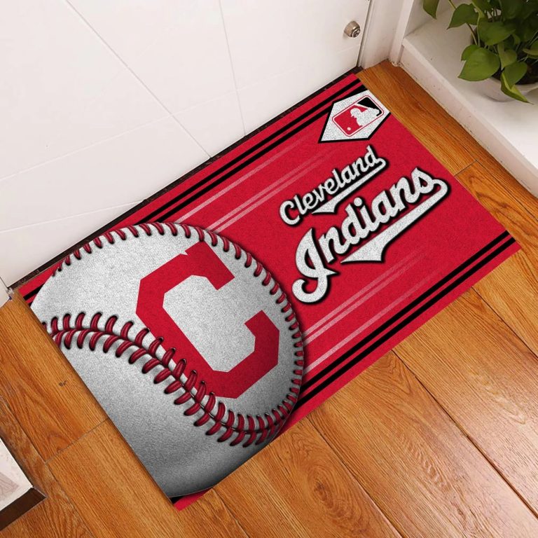 Cleveland Indians Baseball Doormat2