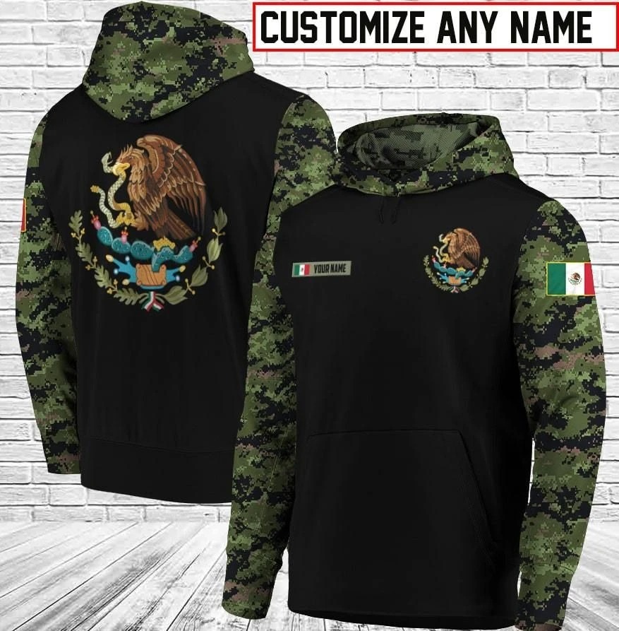 Coat Of Arms Mexico custom personalized 3d shirt, hoodie 3