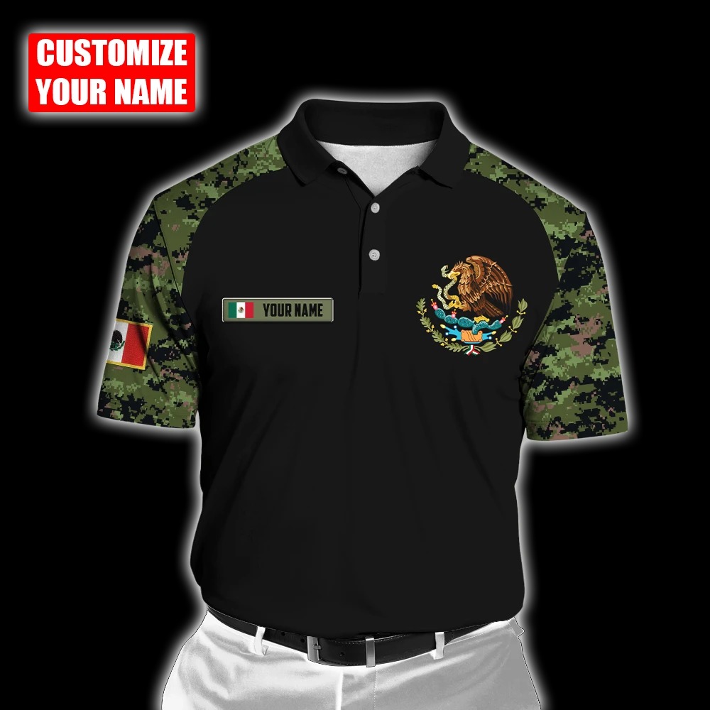 Coat Of Arms Mexico custom personalized Polo shirt – LIMITED EDITION