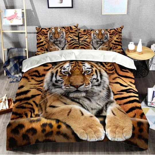 Cool tiger quilt bedding set – LIMITED EDITION