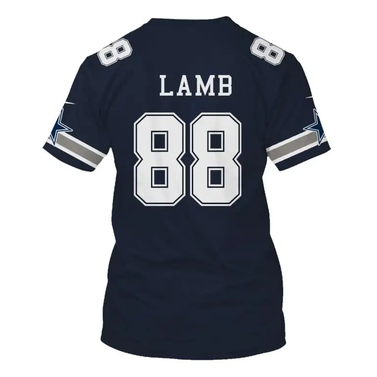 Dallas Cowboys 88 Lamb 3D Shirt hoodie3
