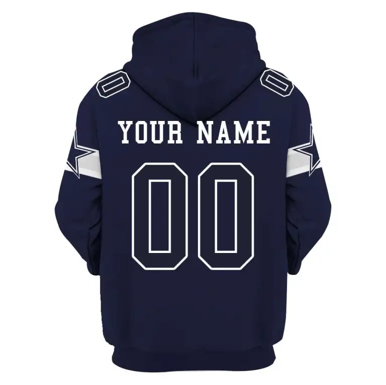 Dallas Cowboys Custom Your Name And Number 3D Shirt hoodie1
