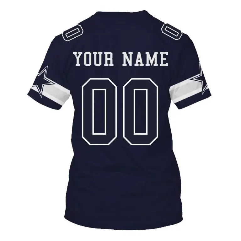 Dallas Cowboys Custom Your Name And Number 3D Shirt hoodie3