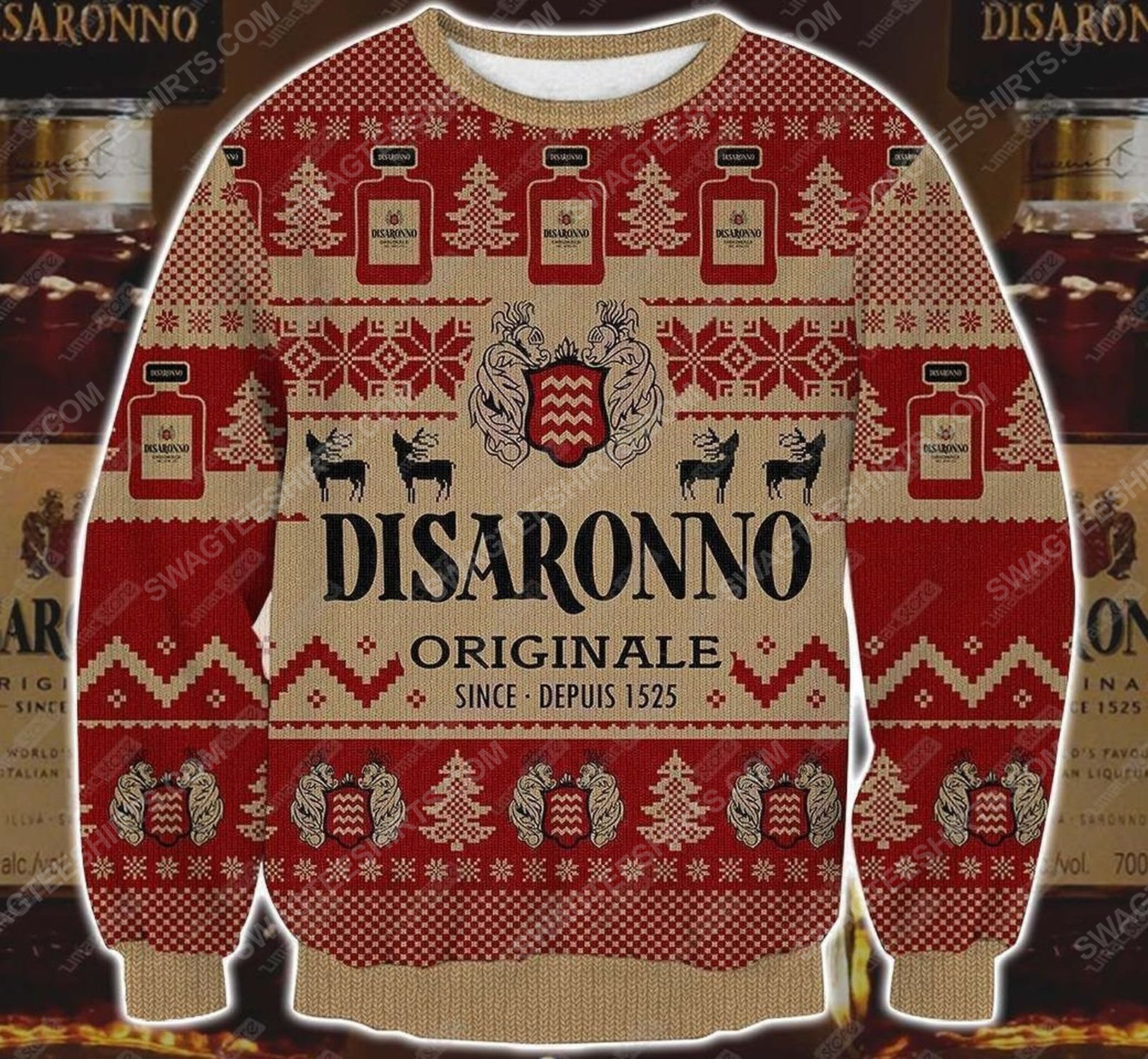 [special edition] Disaronno originale since 1525 ugly christmas sweater – maria